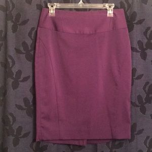 Purple Pencil Skirt - the Limited